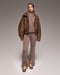 Luna Oversized Hoodie - Deep Taupe
