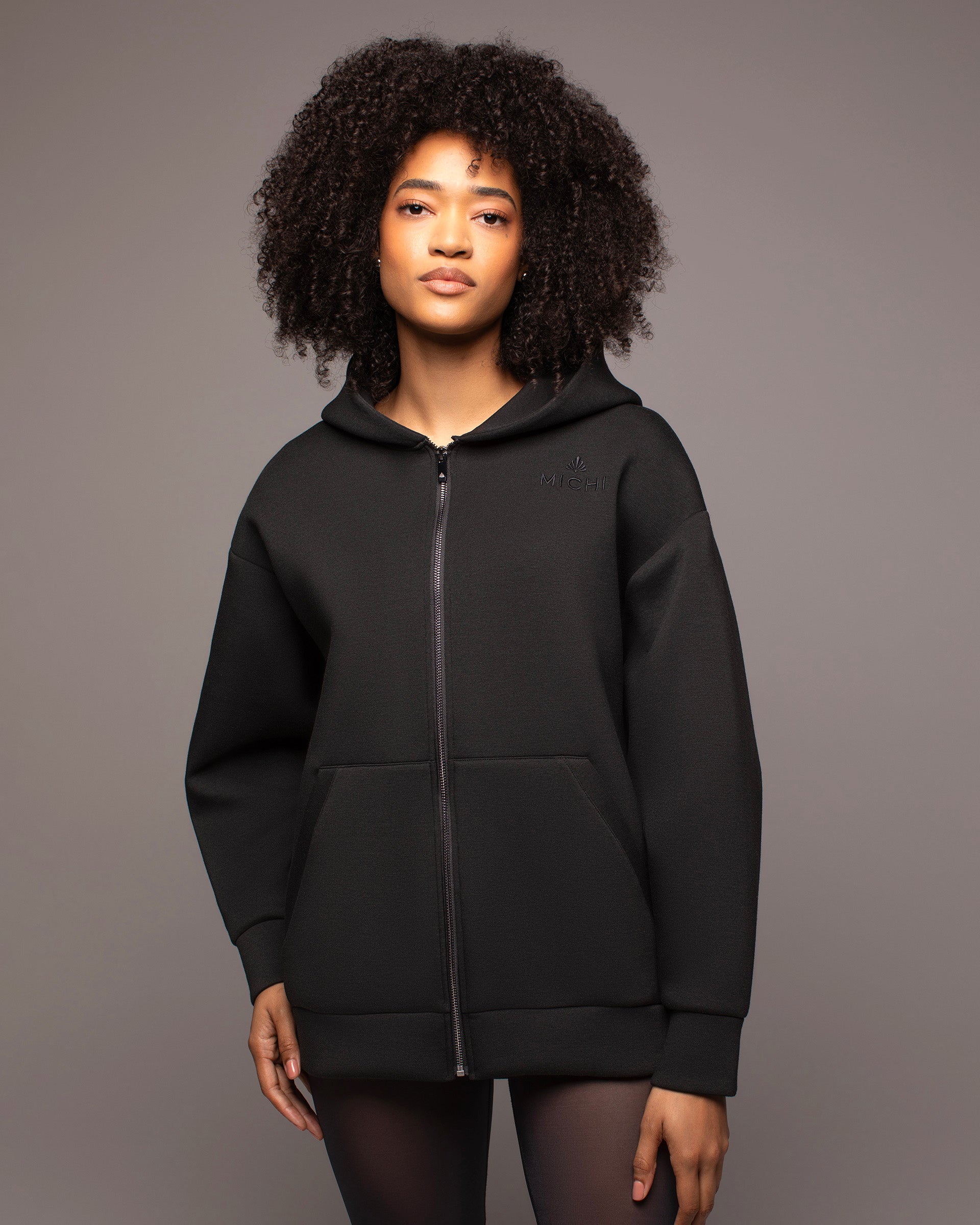 ØMI INFINITY MOON Hoodie Lサイズ Shop the Luna Oversized Hoodie | High-fashion Activewear Brand – MICHI