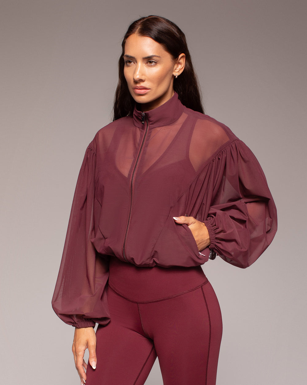 Midnight Jacket - Bordeaux