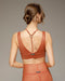 Odyssey Gloss Longline Bra - Burnt Orange