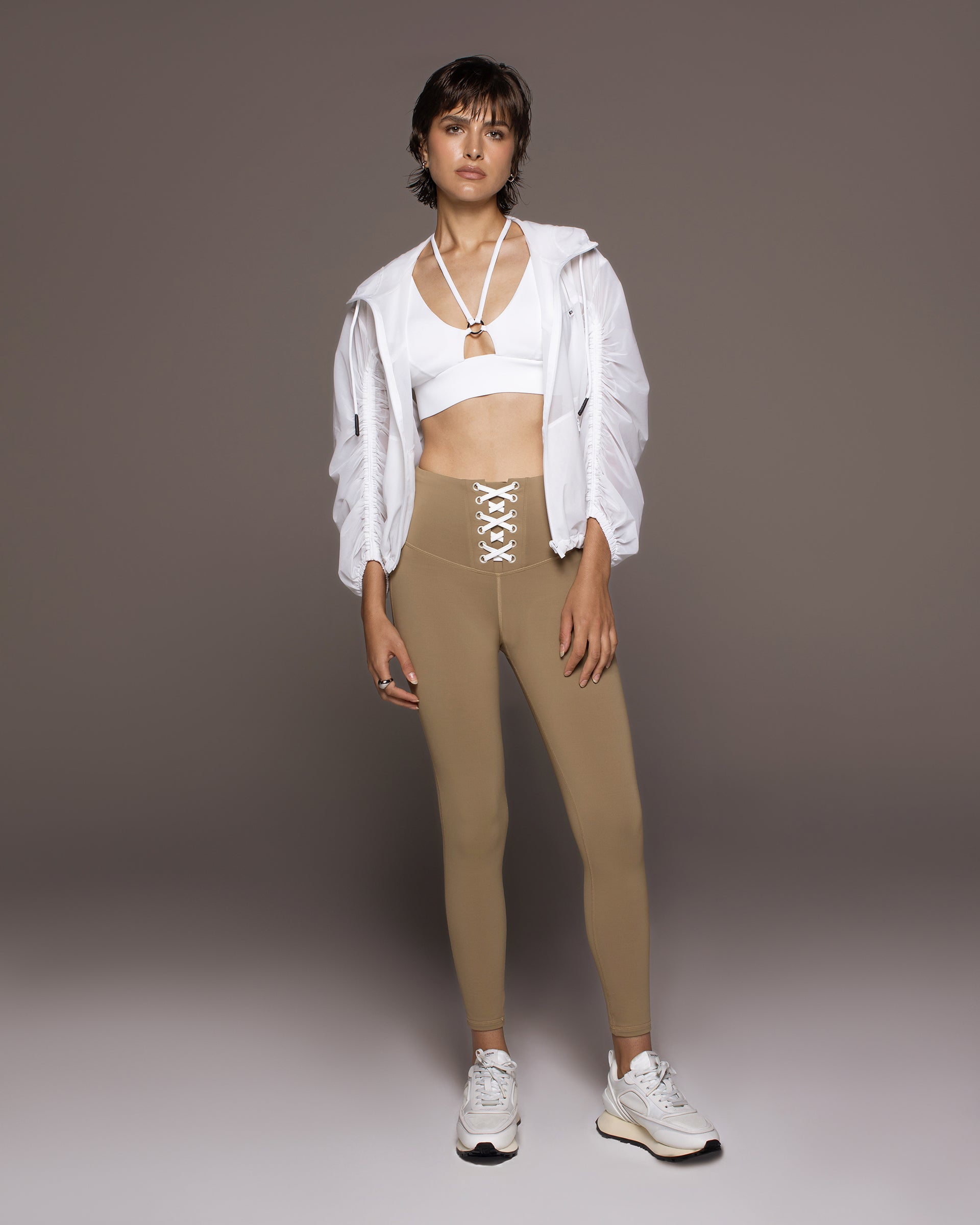 Odyssey Longline Bra - White