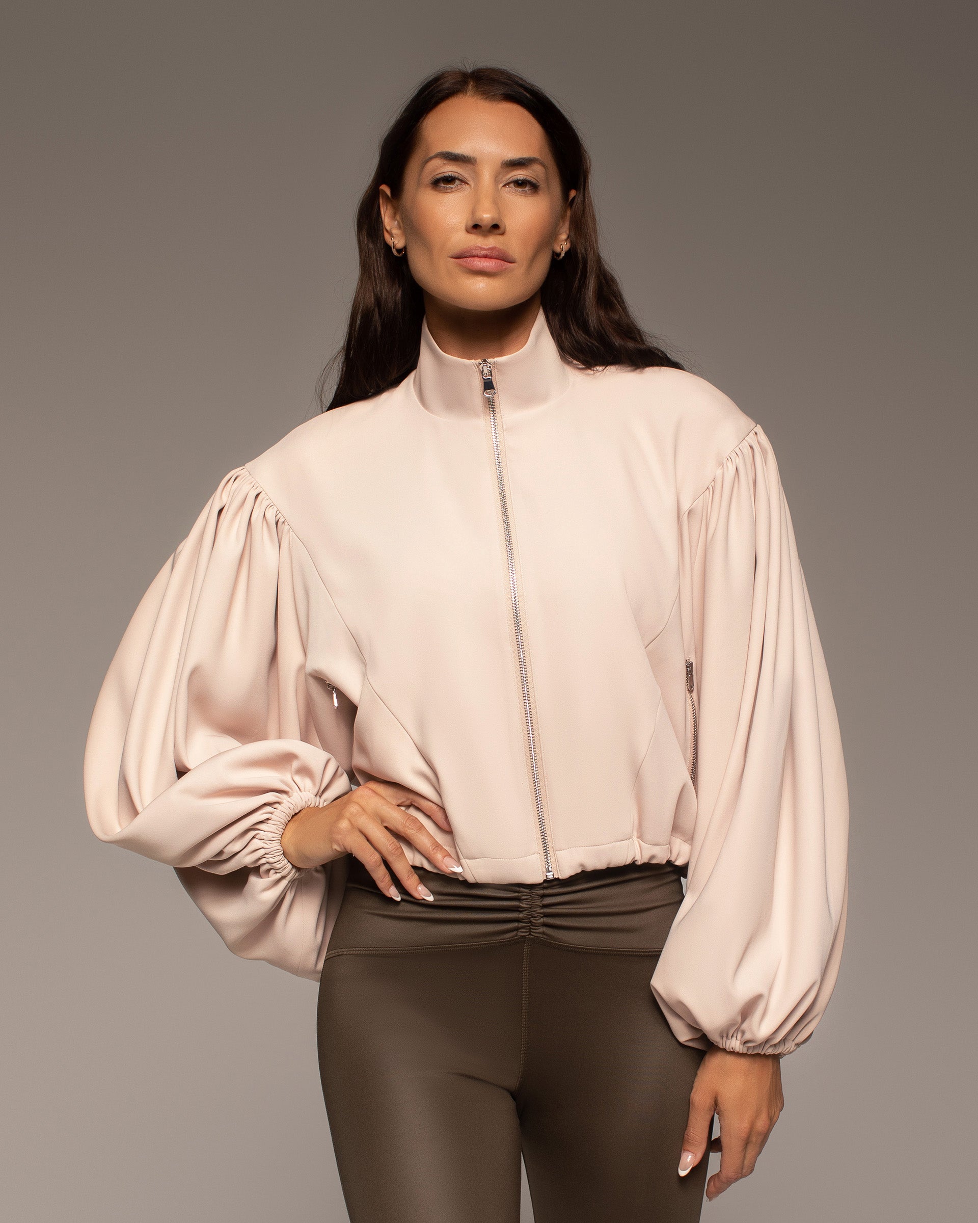 Onyx Jacket - Nude Pink