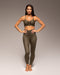 Palma Gloss Legging - Olive