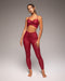Palma Gloss Longline Bra - Cabaret Red