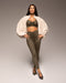 Palma Gloss Longline Bra - Olive