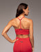 Palma Longline Bra - Fire Red