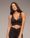 Palma Mesh Longline Bra - Black