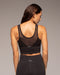 Palma Mesh Longline Bra - Black