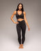 Palma Mesh Longline Bra - Black