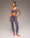 Palma Mesh Longline Bra - Dark Lavender