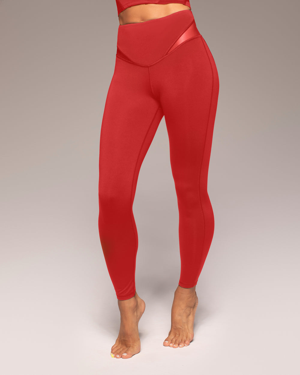 Peak Legging - Fire Red