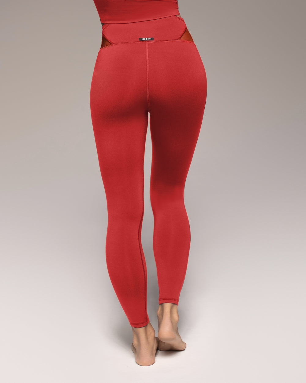 Peak Legging - Fire Red