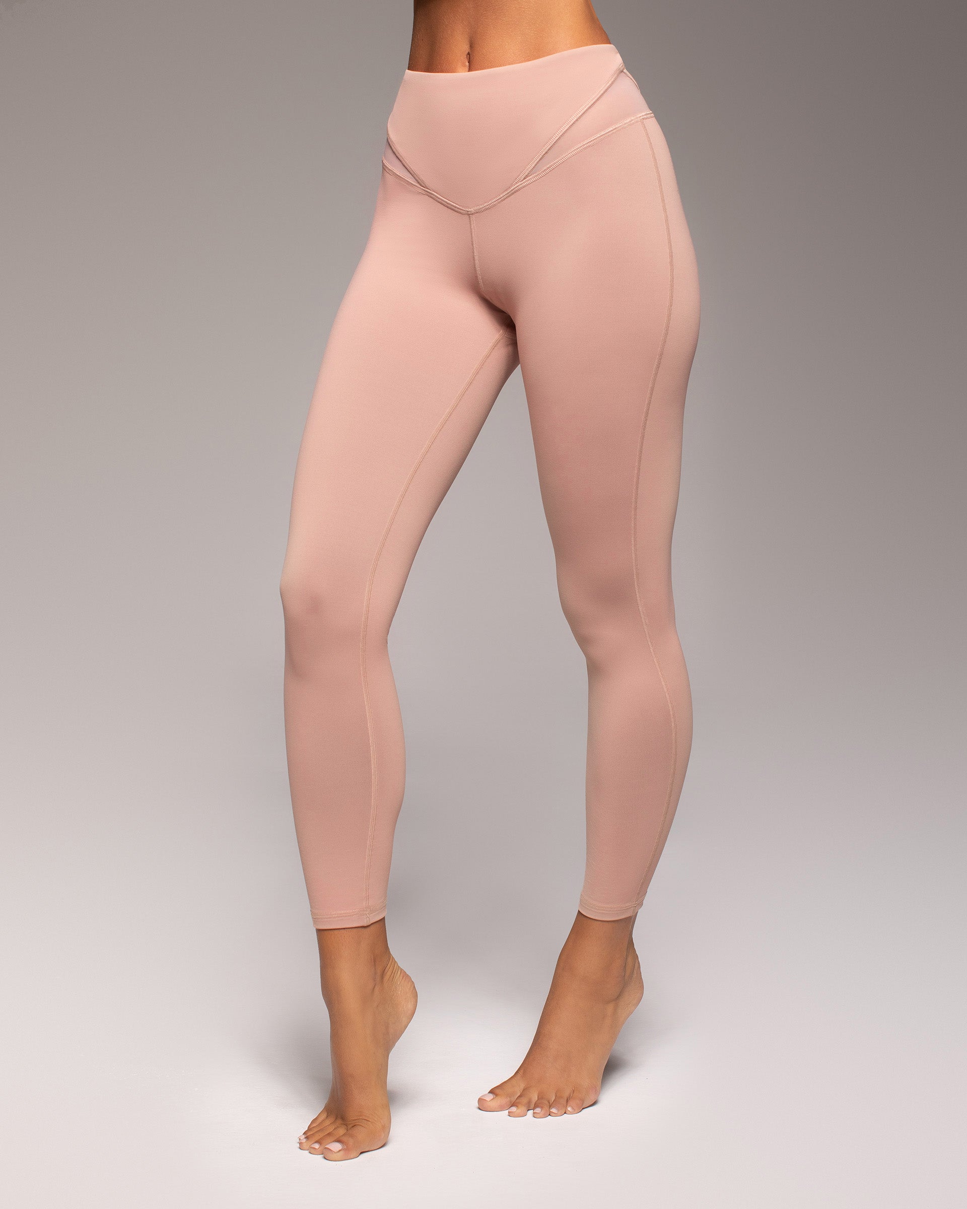 Peak Legging - Nude Pink