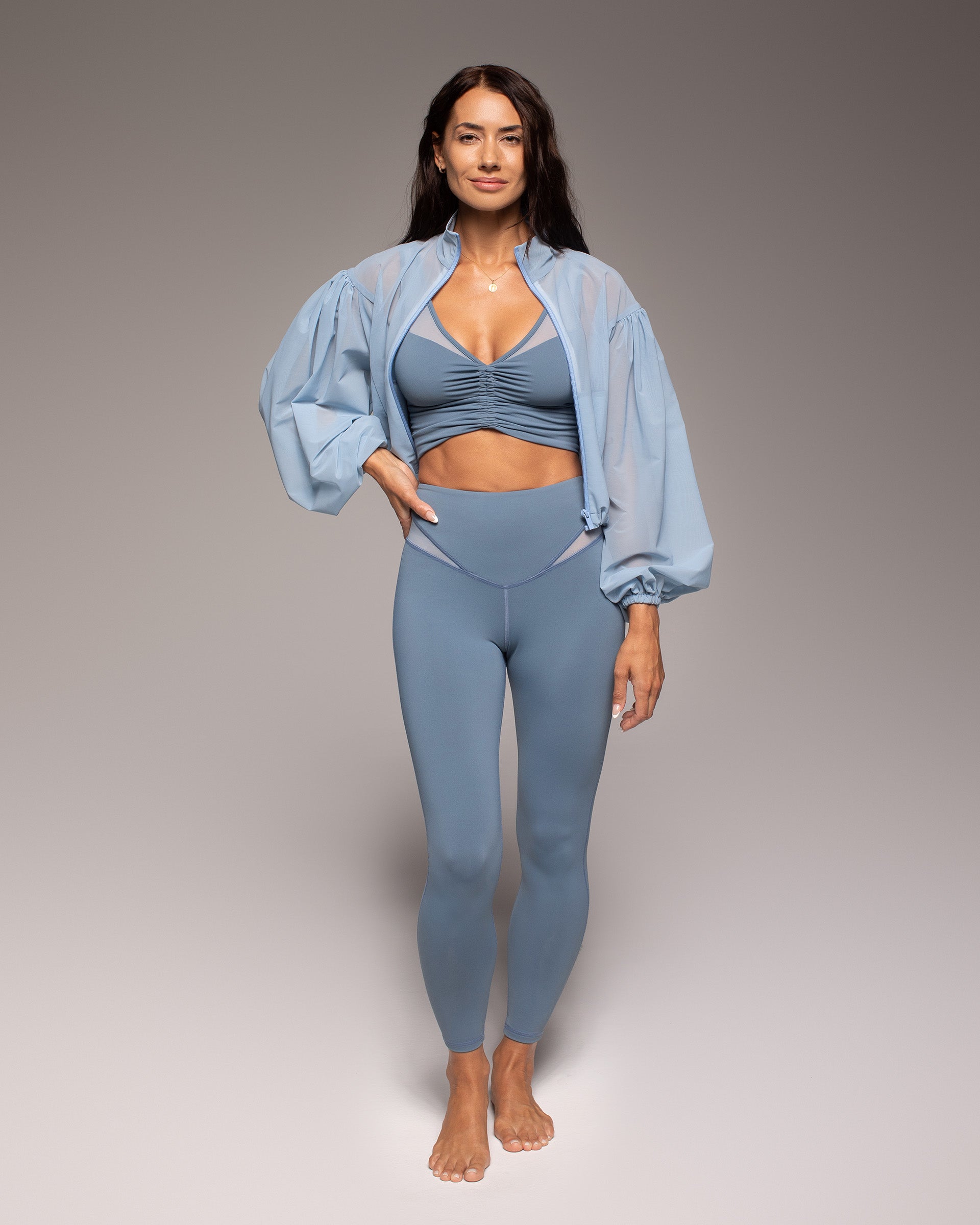 Peak Legging - Storm Blue