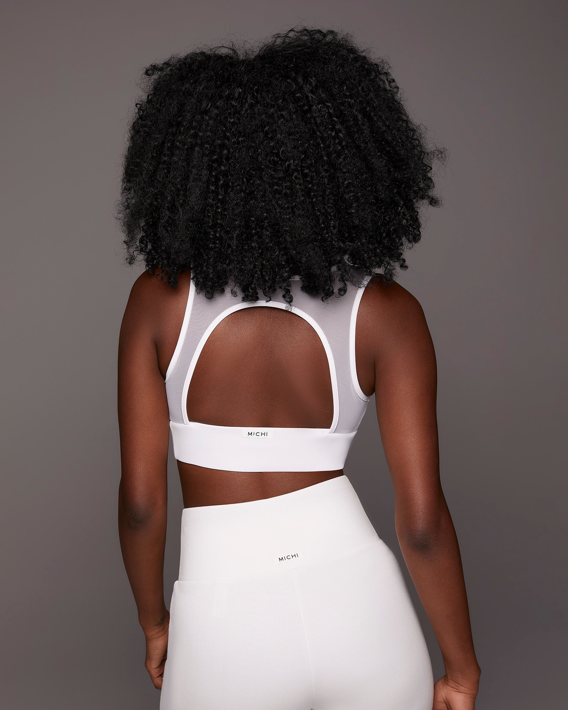 Solstice Longline Bra - White