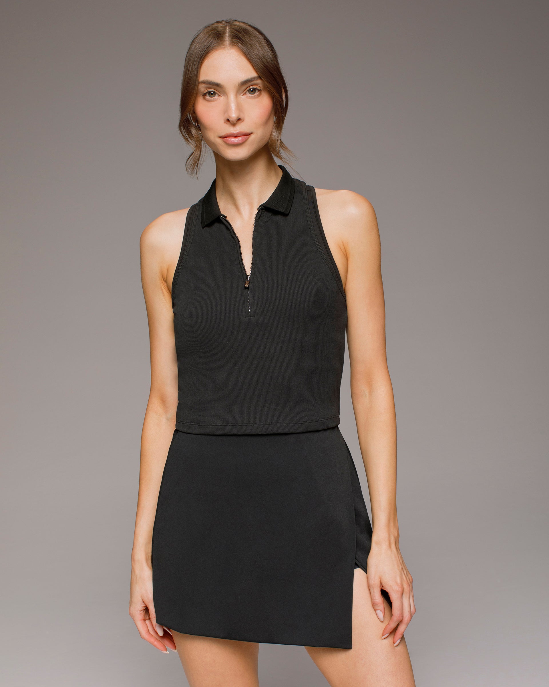 Shift Ribbed Tank - Black