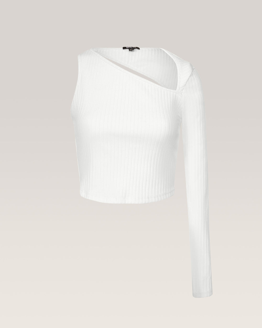 Tigress Long Sleeve Crop Top - Ivory