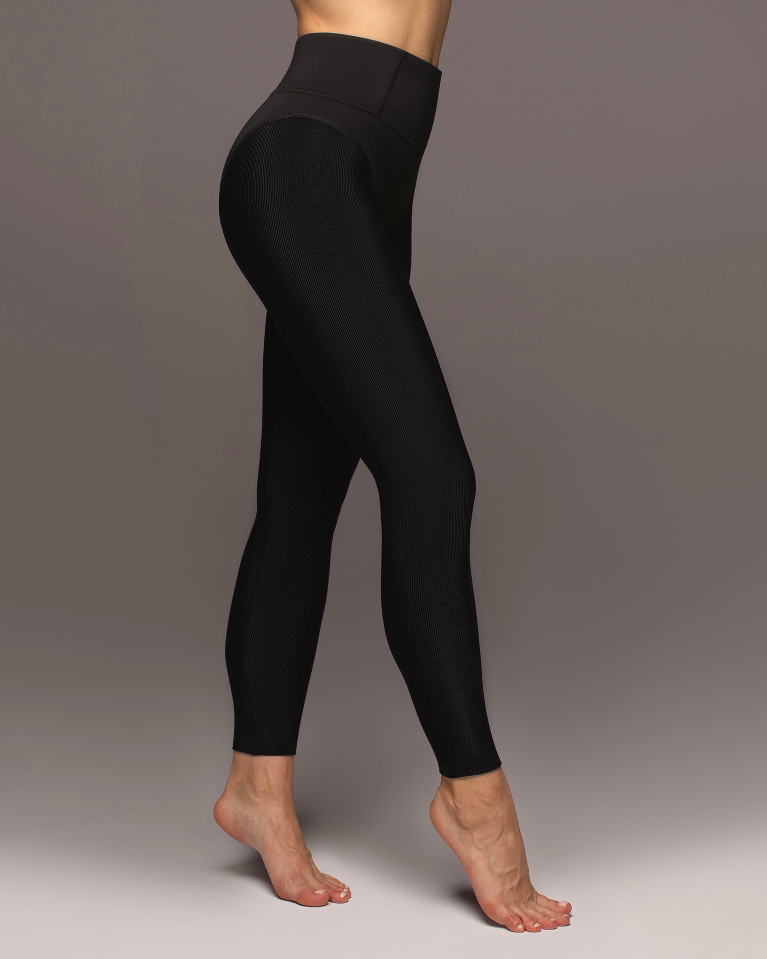 Active Wear Rib Texture Shop the Ambient Texture Stirrup Legging | High-fashion Activewear ...