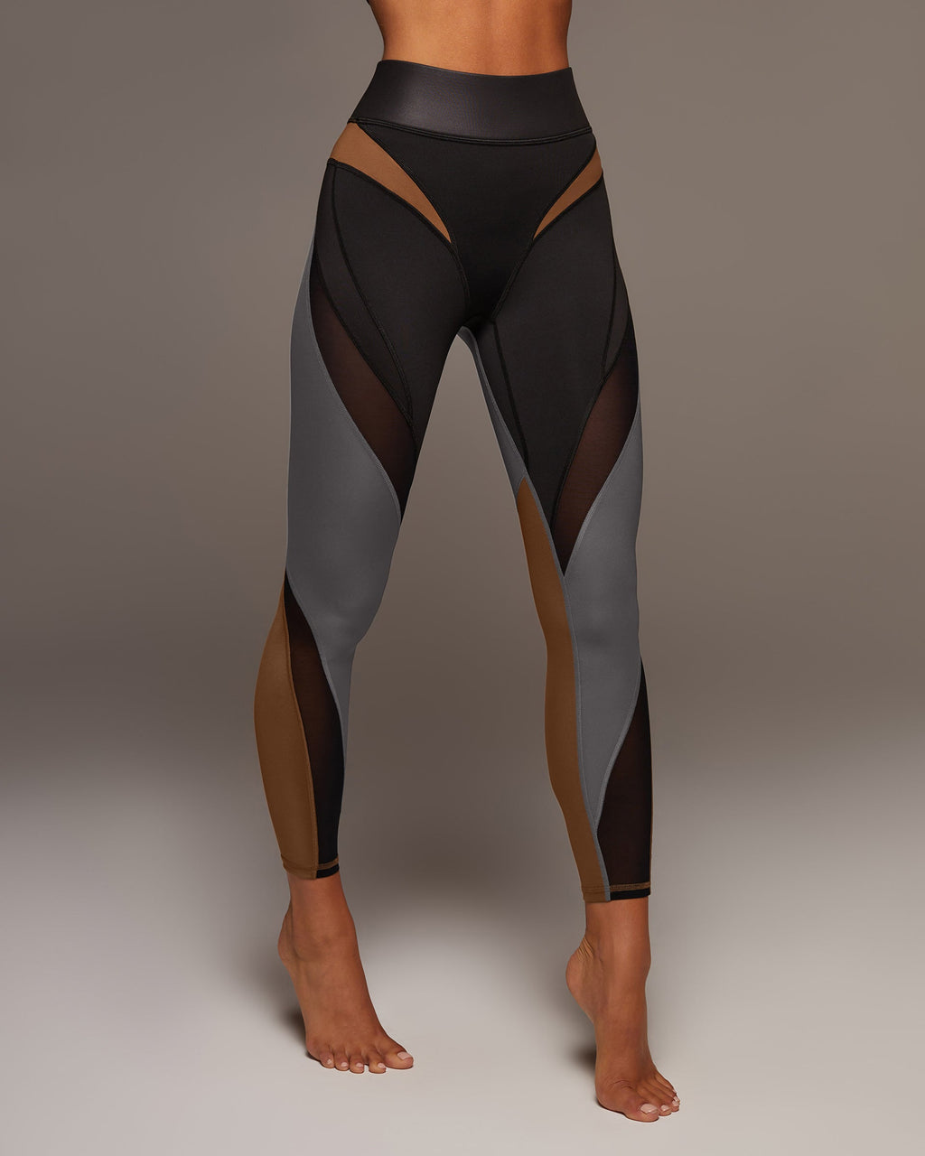 Aerial Gloss Legging - Alloy