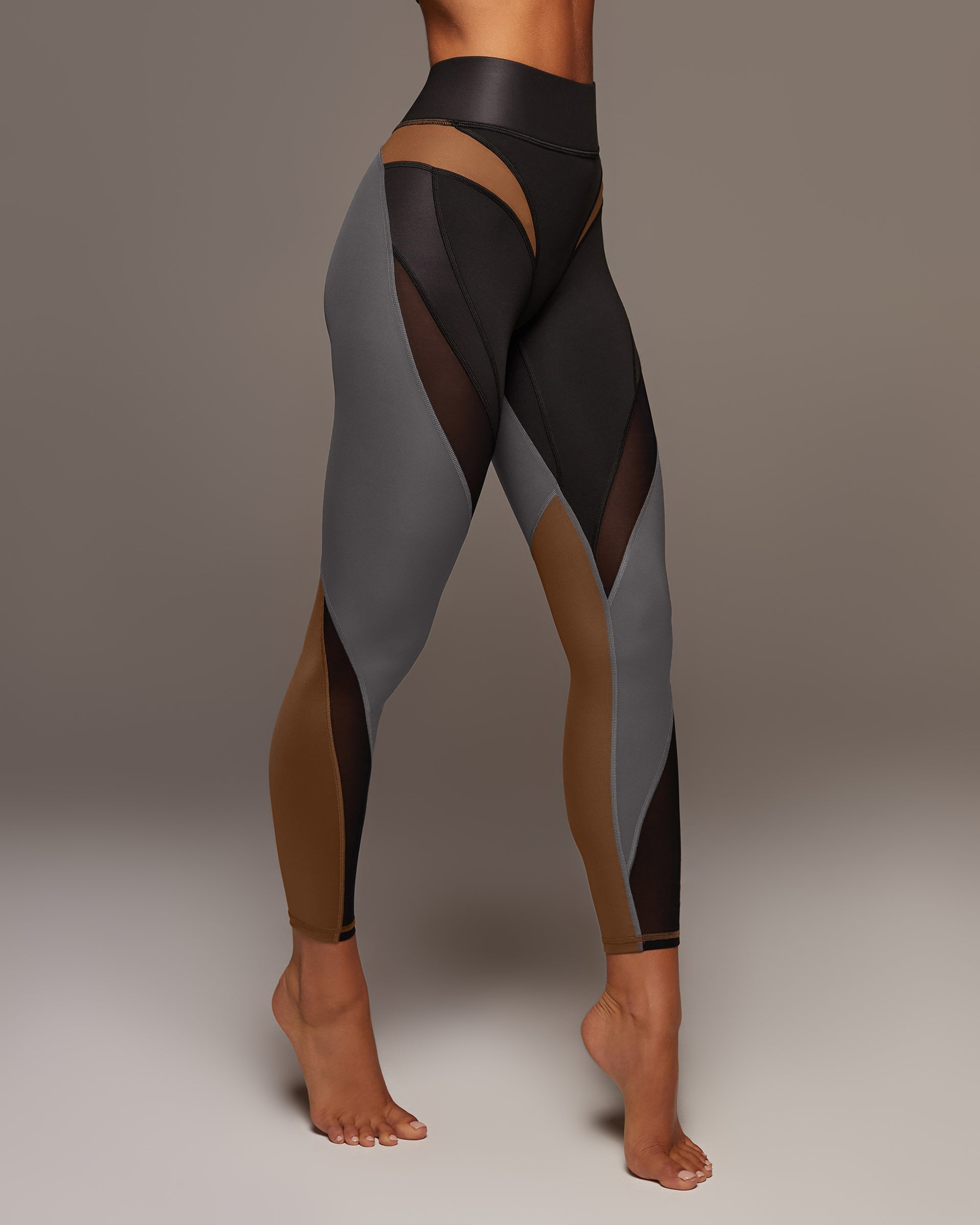 Aerial Gloss Legging - Alloy