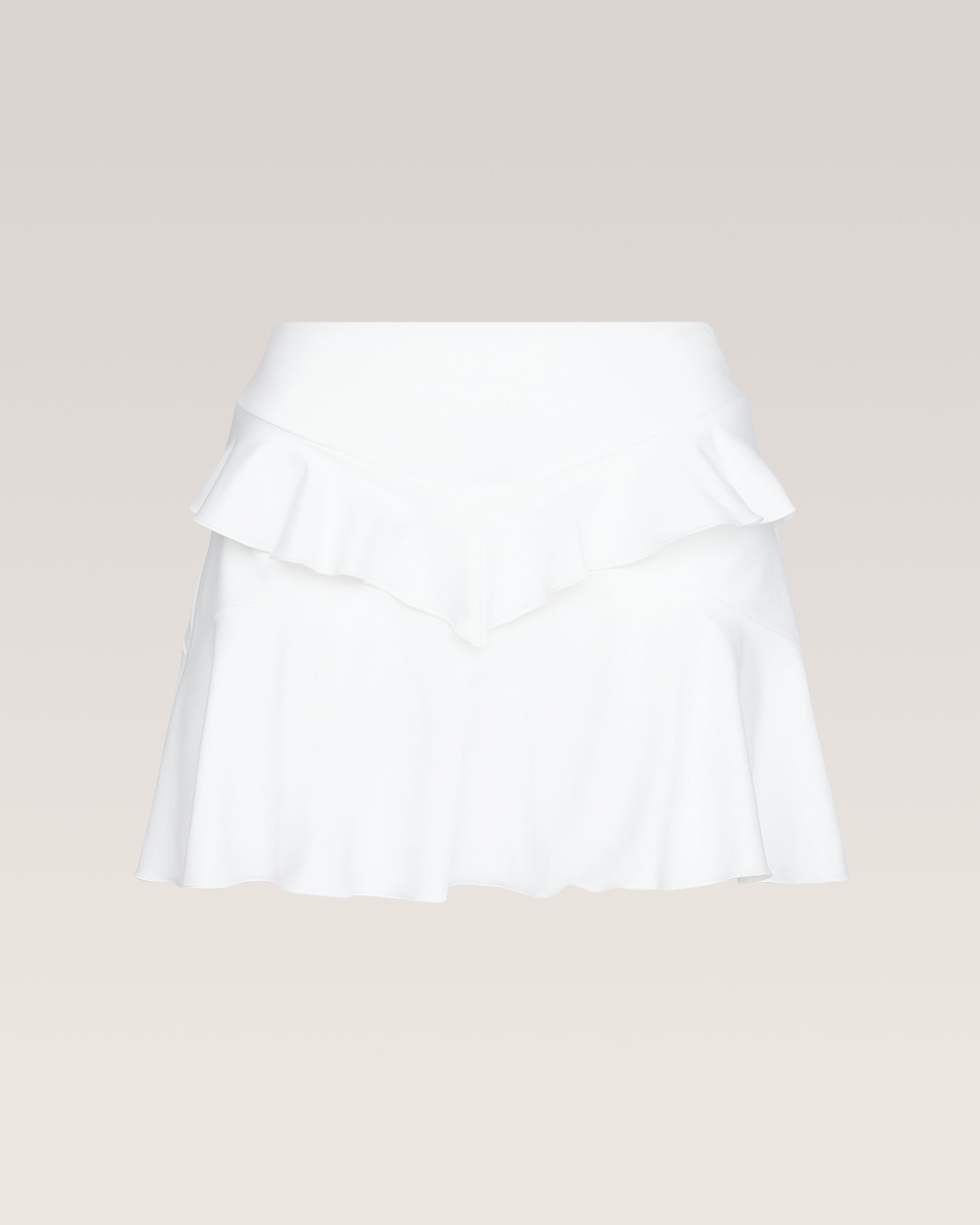 Calipso Skirt w/ Shorts - White