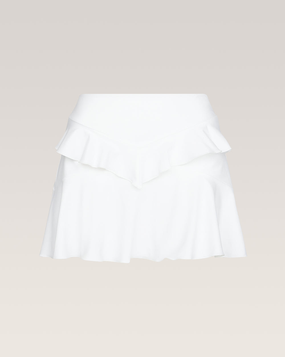 Calipso Skirt W/ Shorts - White