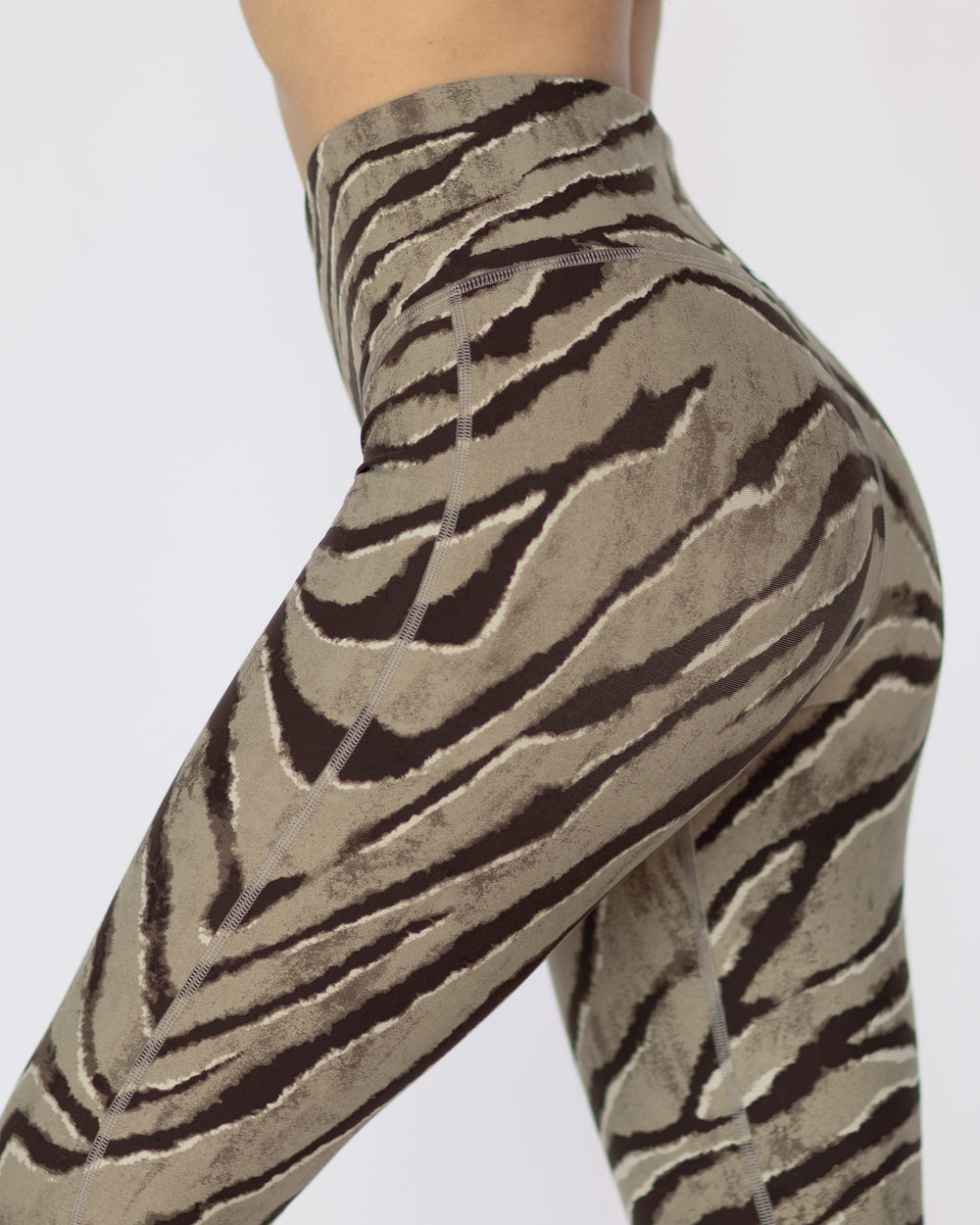 Powerful Tiger 3D All Over Printed Hollow Tank Top & Leggings Set Fitness  Female Full Length Leggings Running Pants DDK57