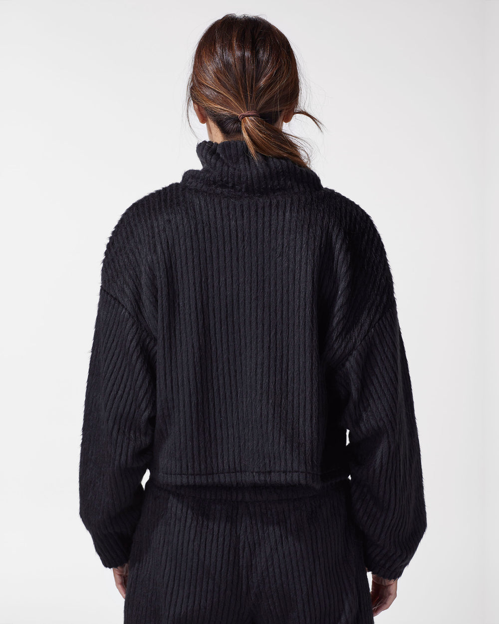Juniper Ribbed Sweater - Black