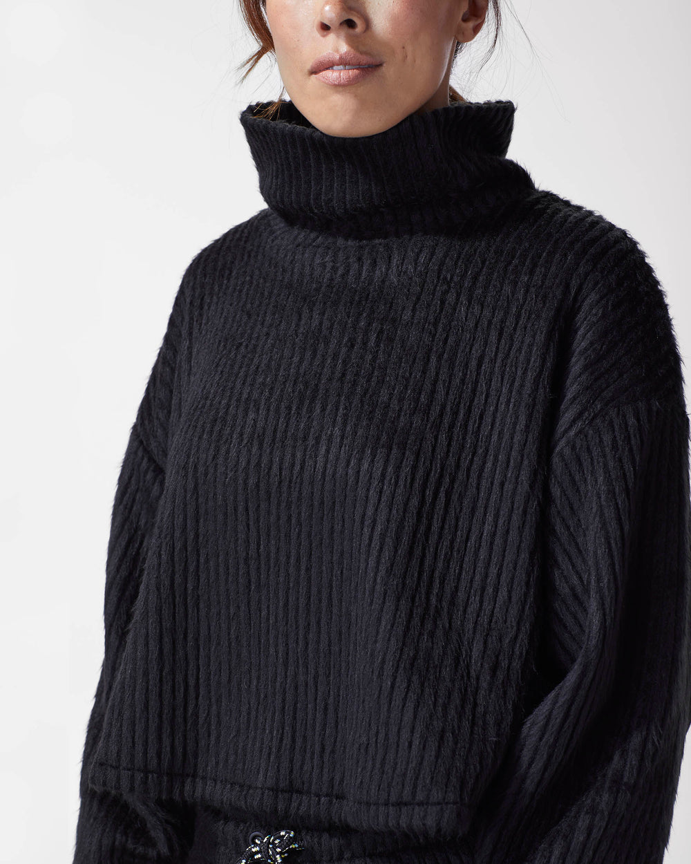 Juniper Ribbed Sweater - Black