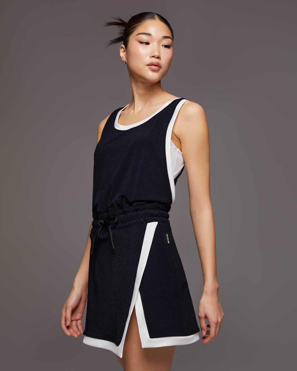 Sabato Dress - Black/White