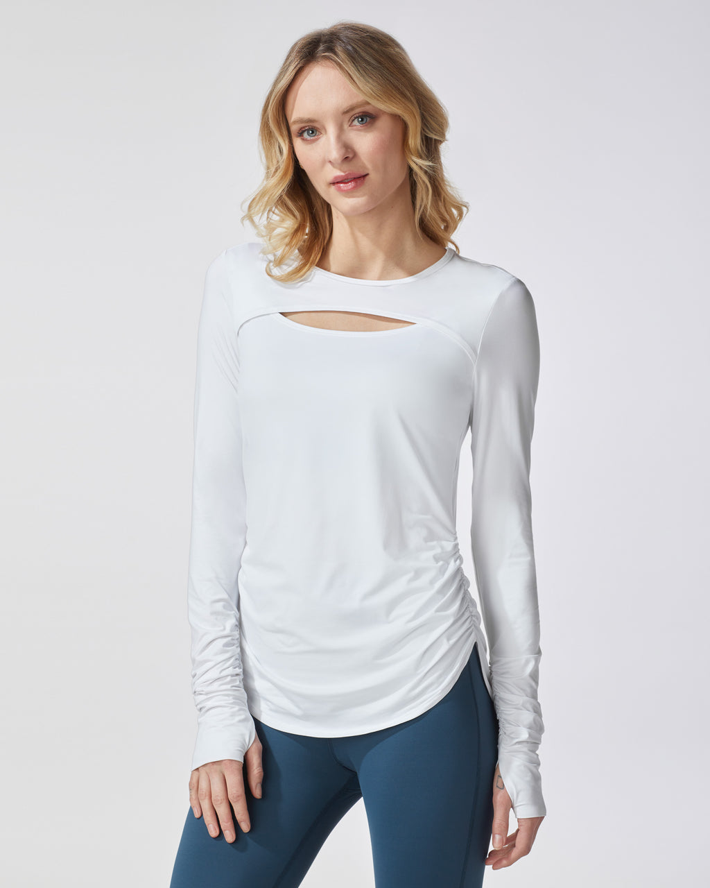 Splice Running Top - White