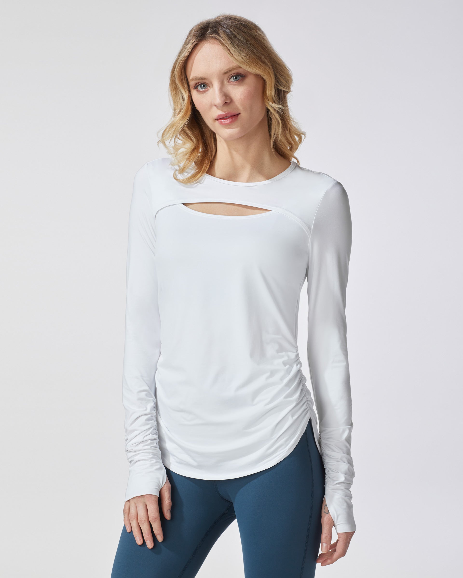 Splice Running Top - White