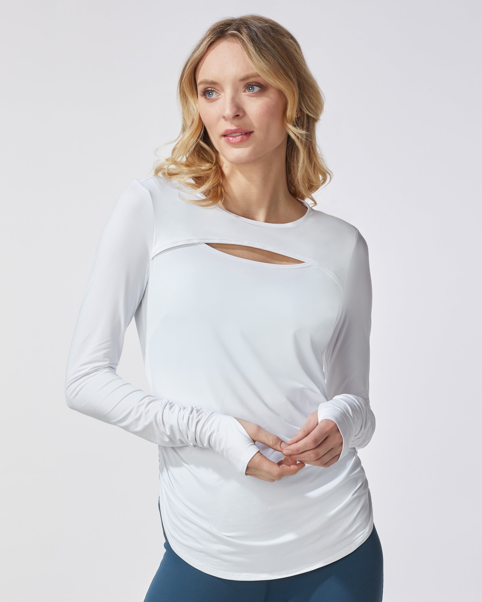 Splice Running Top - White