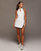 Splice Tennis Dress - White/Black
