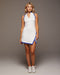 Splice Tennis Dress - White/Royal Blue
