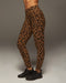 Verve Leopard Print Legging - Brown