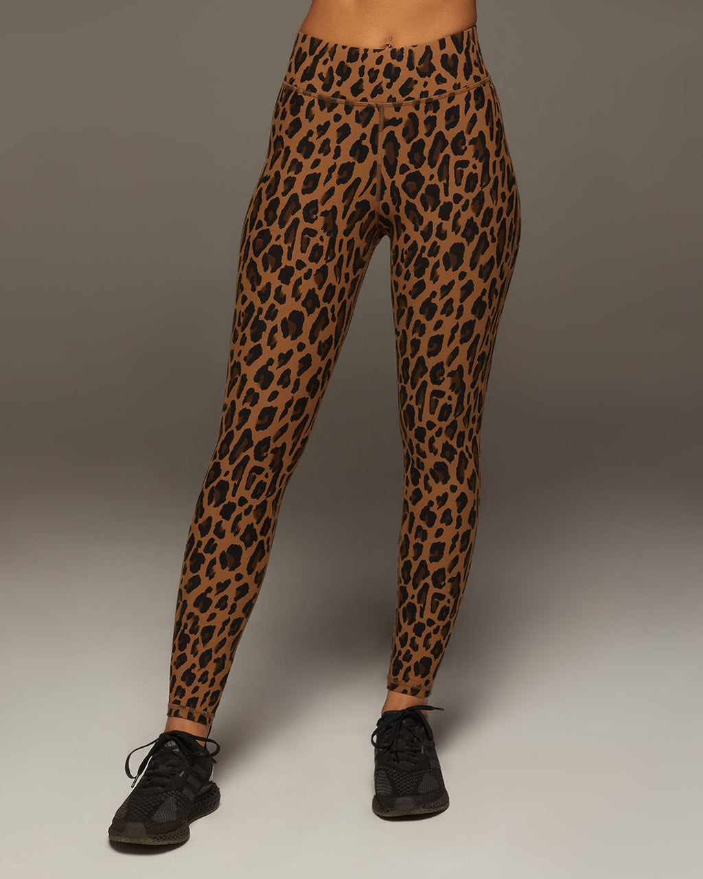 Verve Leopard Print Legging - Brown