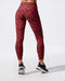 Verve Leopard Print Legging - Red