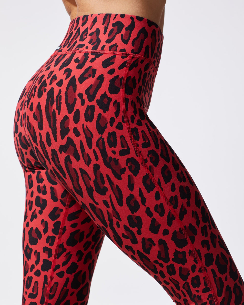 Verve Leopard Print Legging - Red