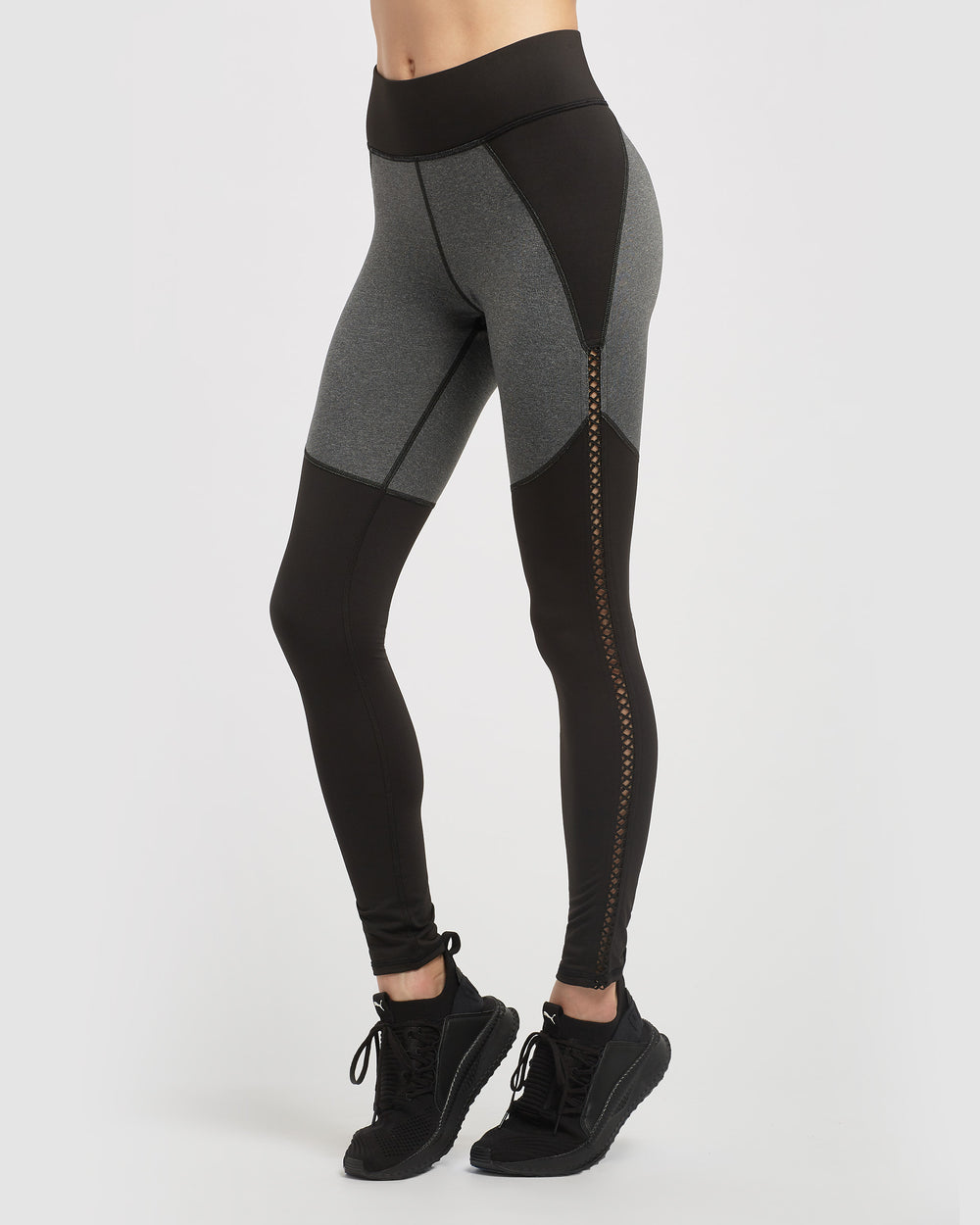 Barre Legging - Heather Grey