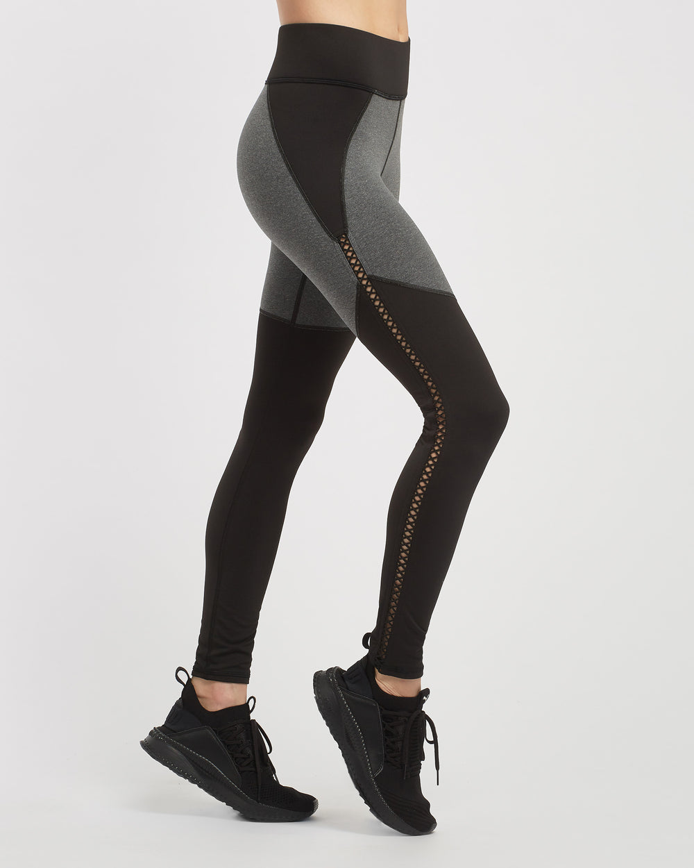 Barre Legging - Heather Grey